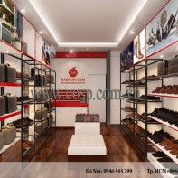 Thiết kế nội thất shop giày dép nam - Anh Thuận - Ba Đình